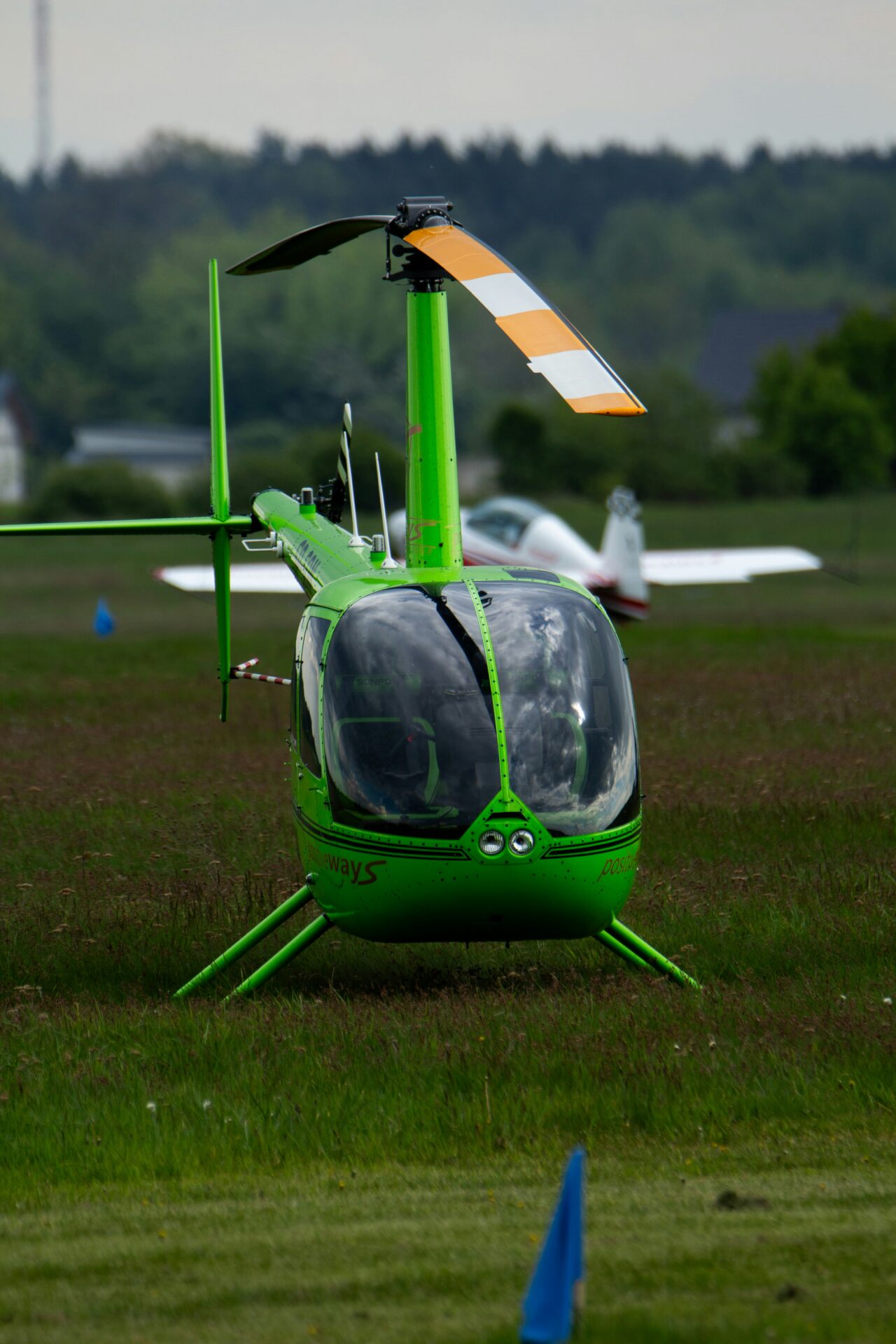 Aeronautics glazing helicopter