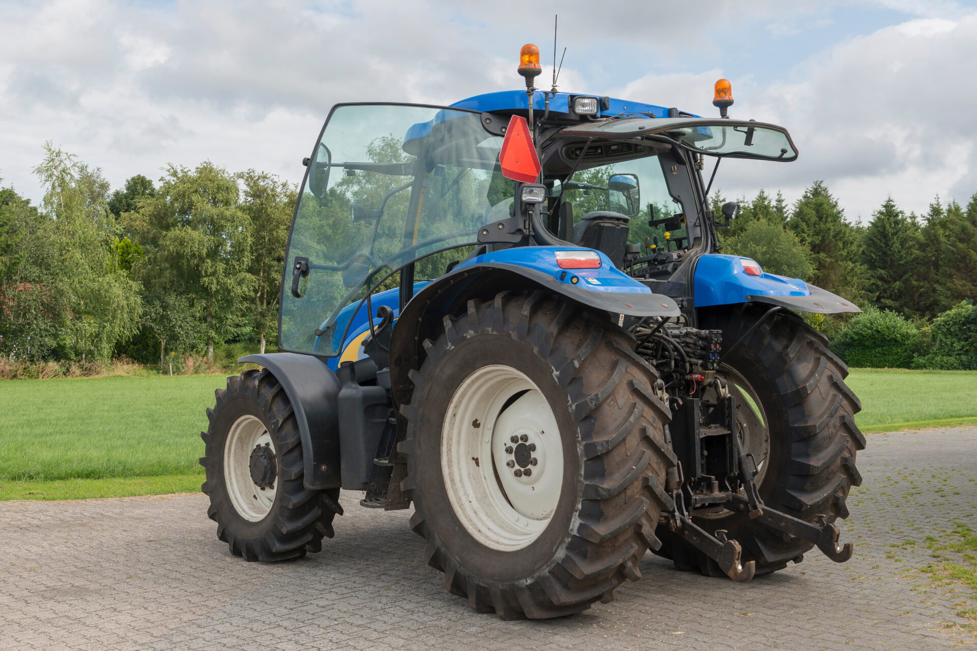 Agricultural equipment: Tractors, combines, blue tractor